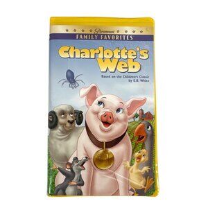 Charlottes Web VHS 1973 Animated Family Movie Paramount Release 94 Min G Rating
